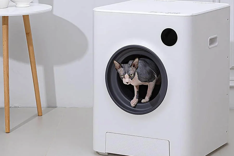 self-cleaning litter boxes